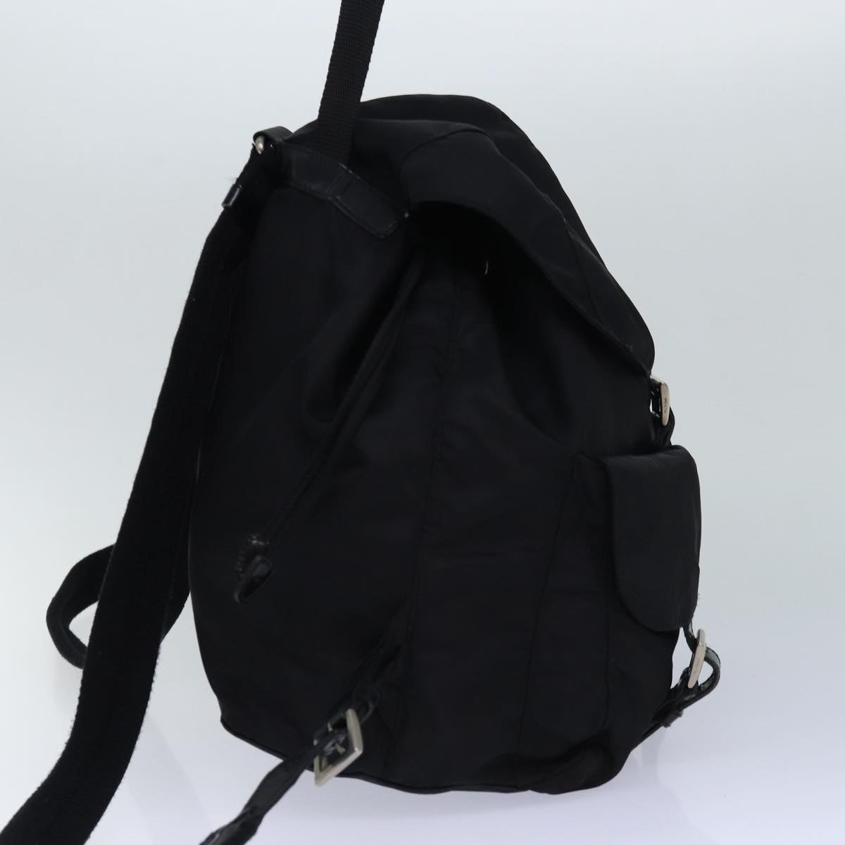 Luxury Prada Backpack Nylon Black Silver ep5150