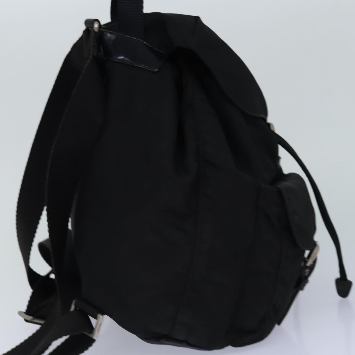 Luxury Prada Backpack Nylon Black Silver ep5169