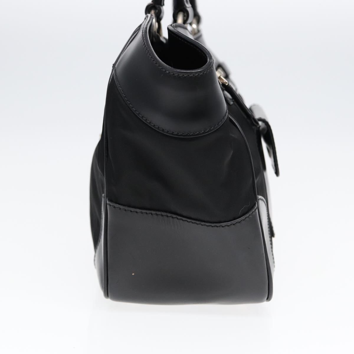 Luxury Prada Hand Bag Nylon Black Silver ep5212