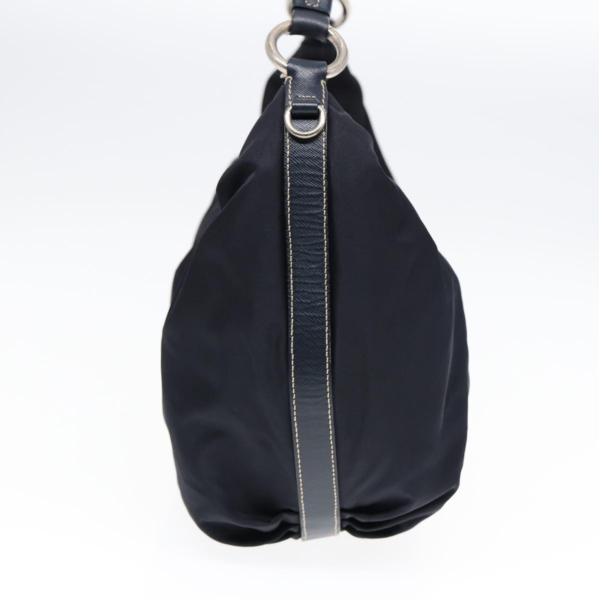 Luxury Prada Shoulder Bag Nylon Navy Silver ep5213