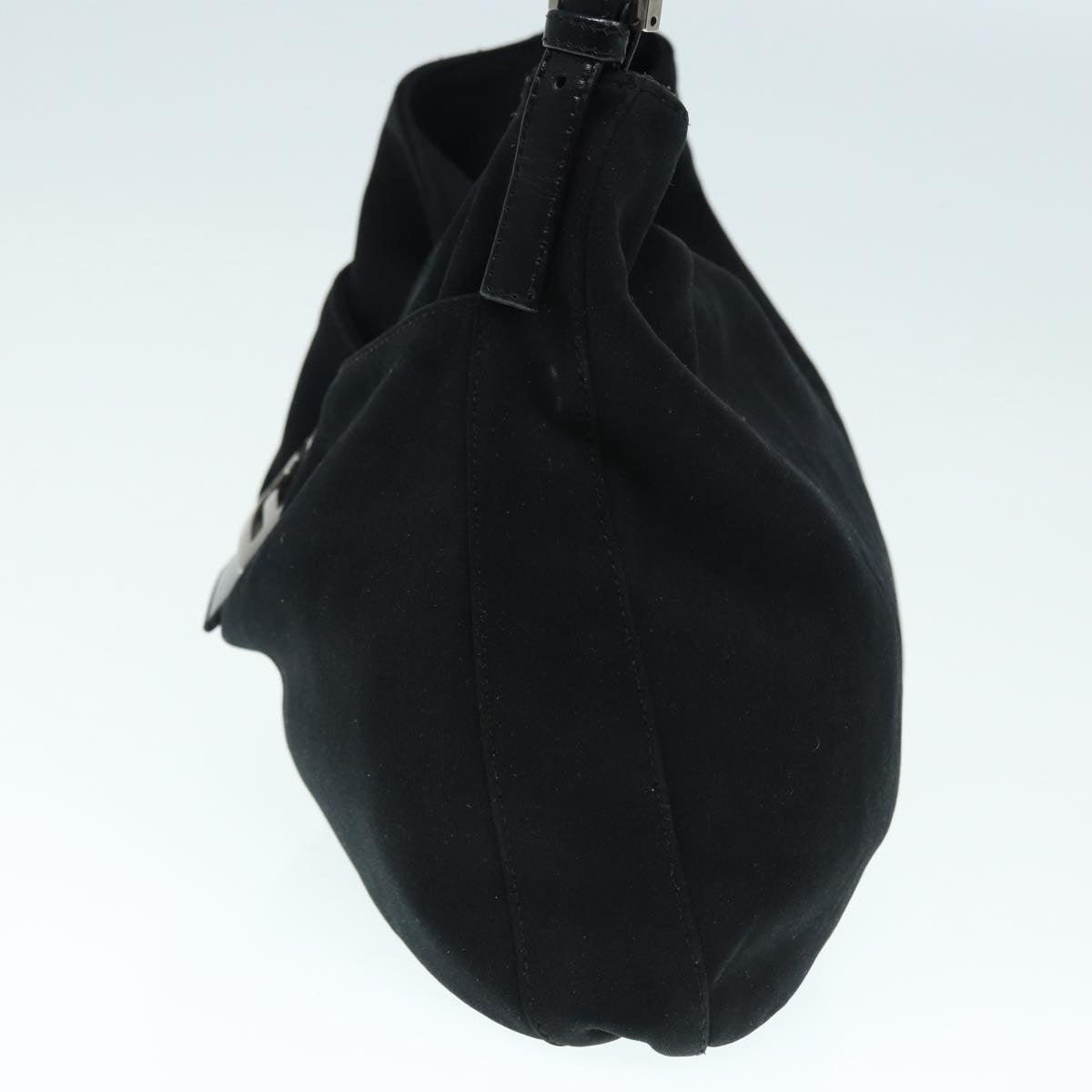 Luxury Fendi Shoulder Bag Nylon Black Silverep5315