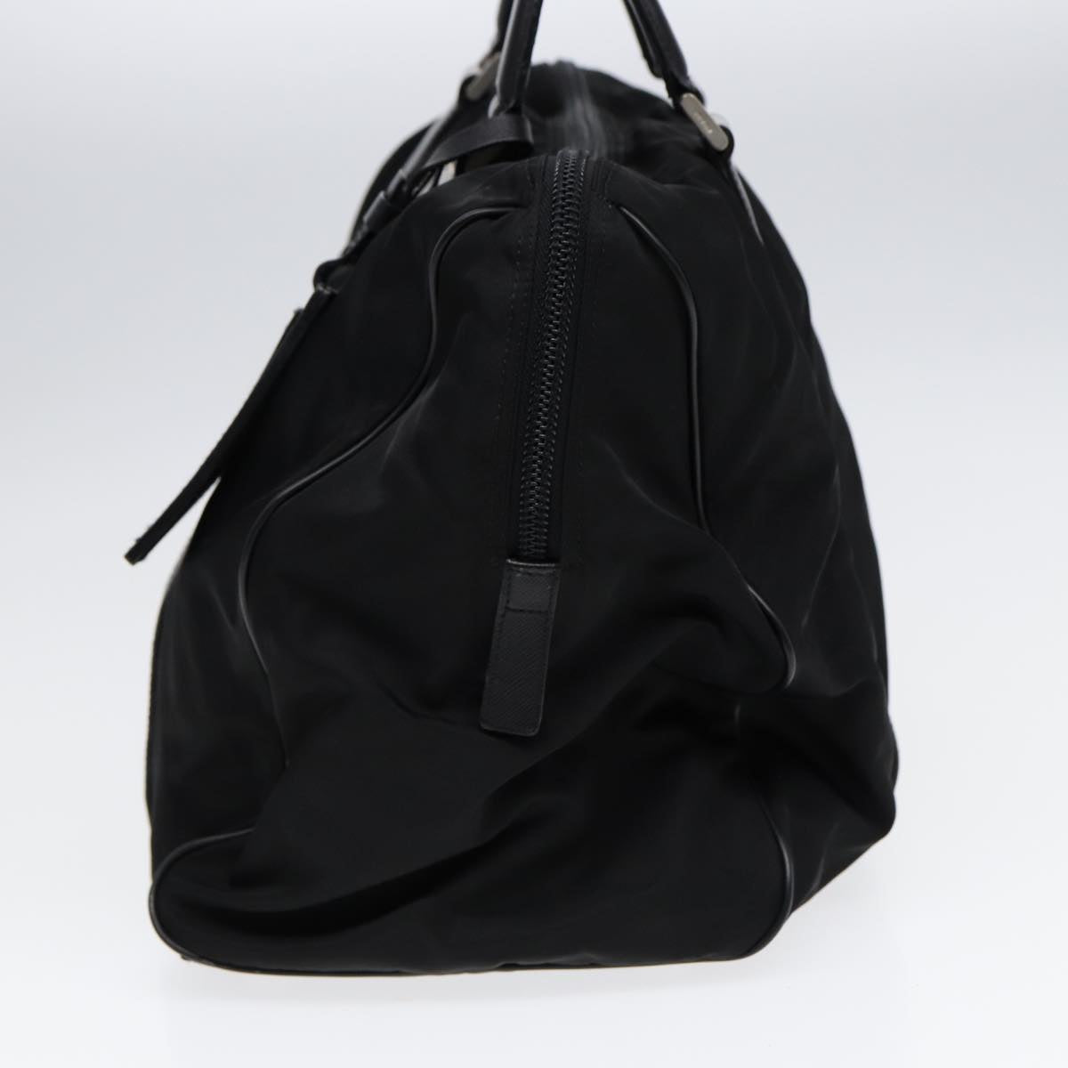 Luxury Prada Hand Bag Nylon Black Silver ep5341