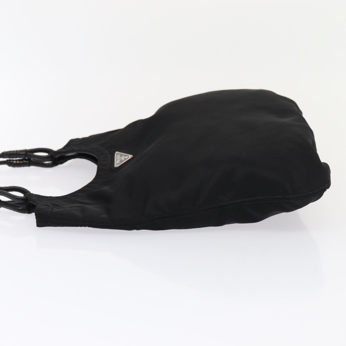 Luxury Prada Hand Bag Nylon Black Silver ep5386