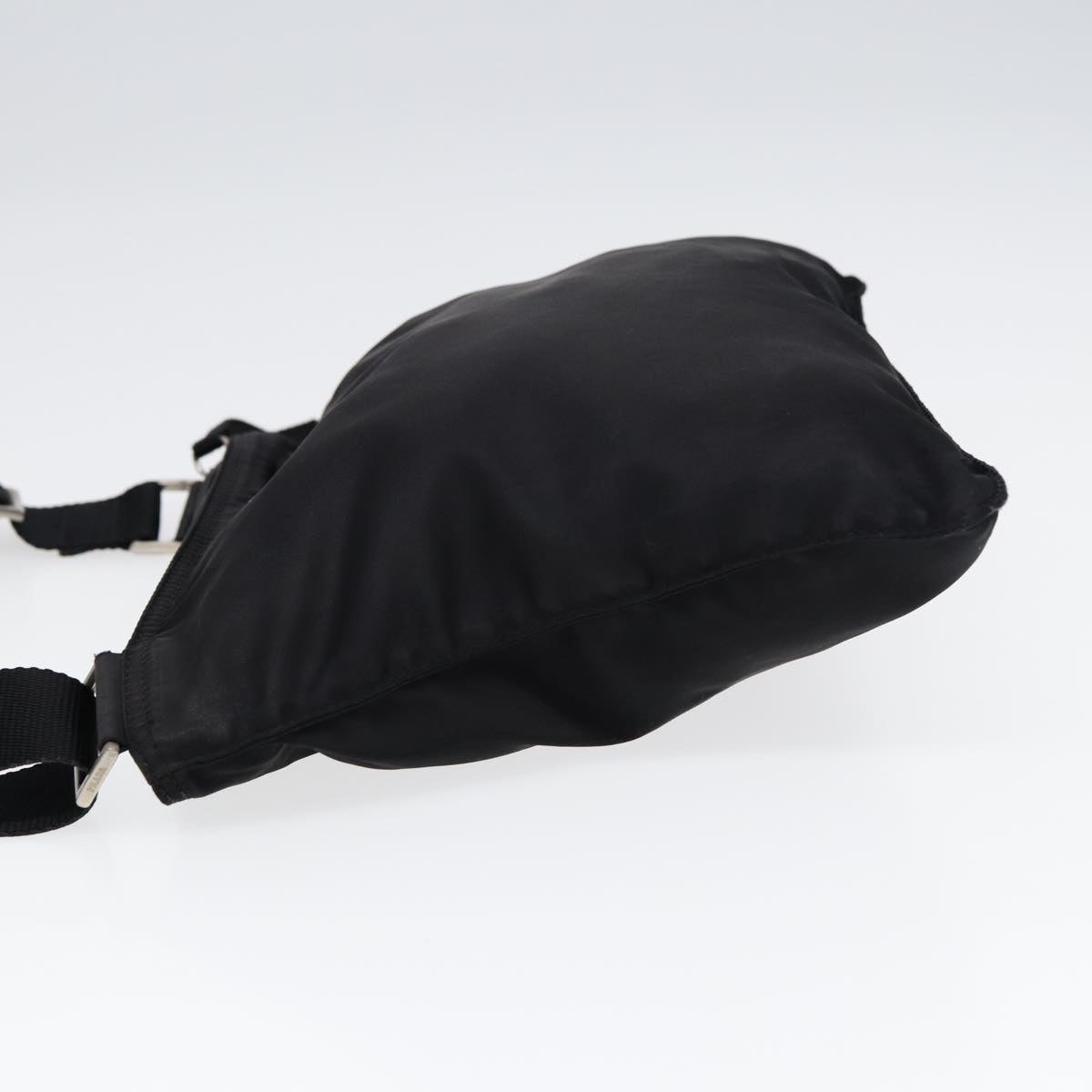 Luxury Prada Shoulder Bag Nylon Black Silver ep5415