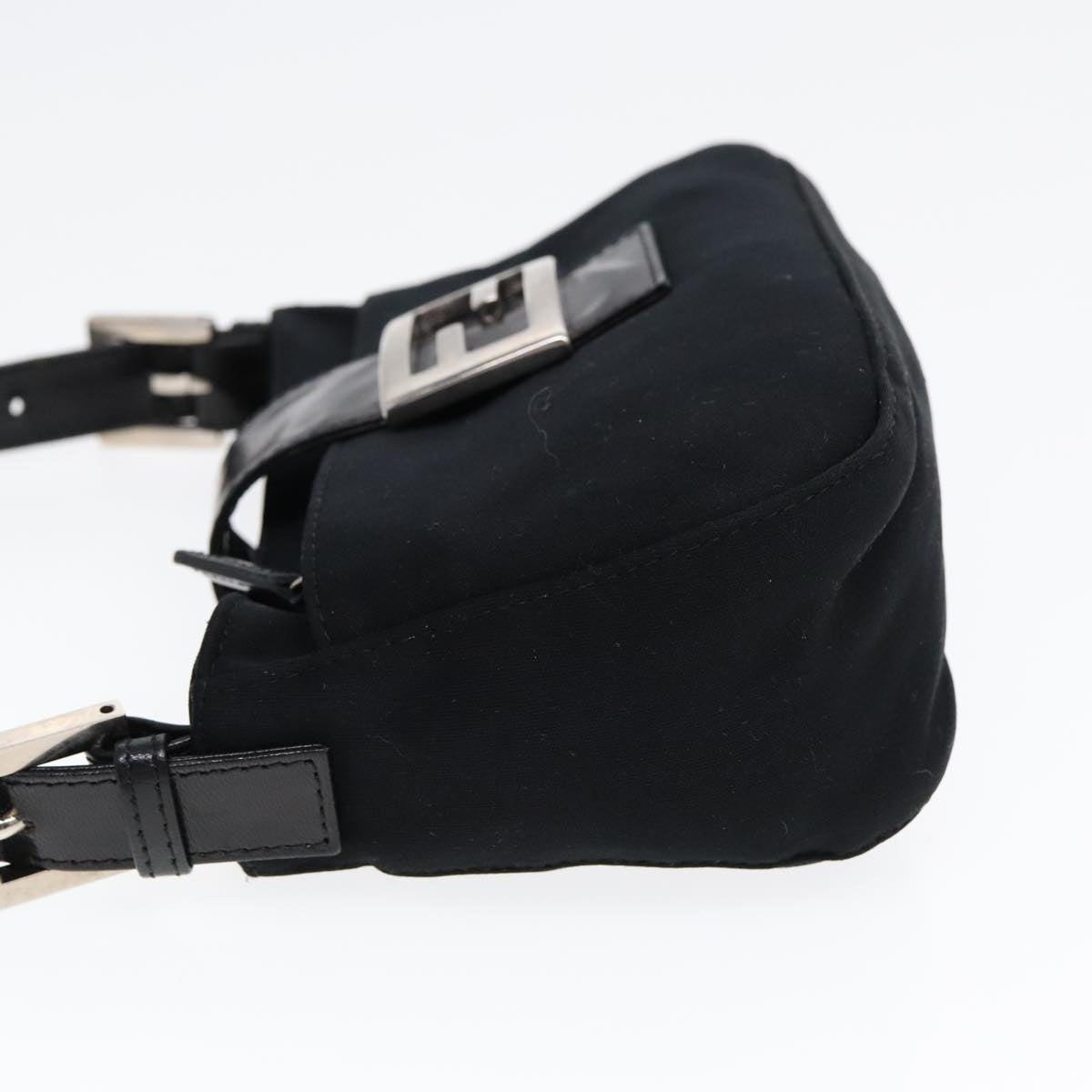 Luxury Fendi Shoulder Bag Nylon Black Silverep5624