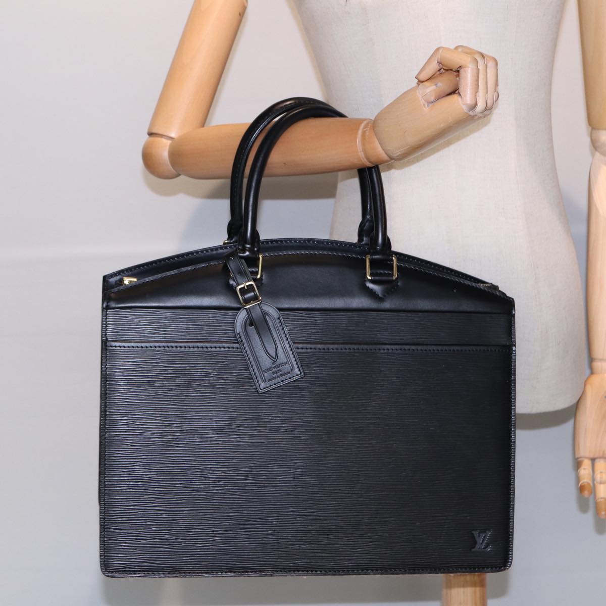 LOUIS VUITTON Epi Riviera Hand Bag Noir Black M48182 LV ep5645