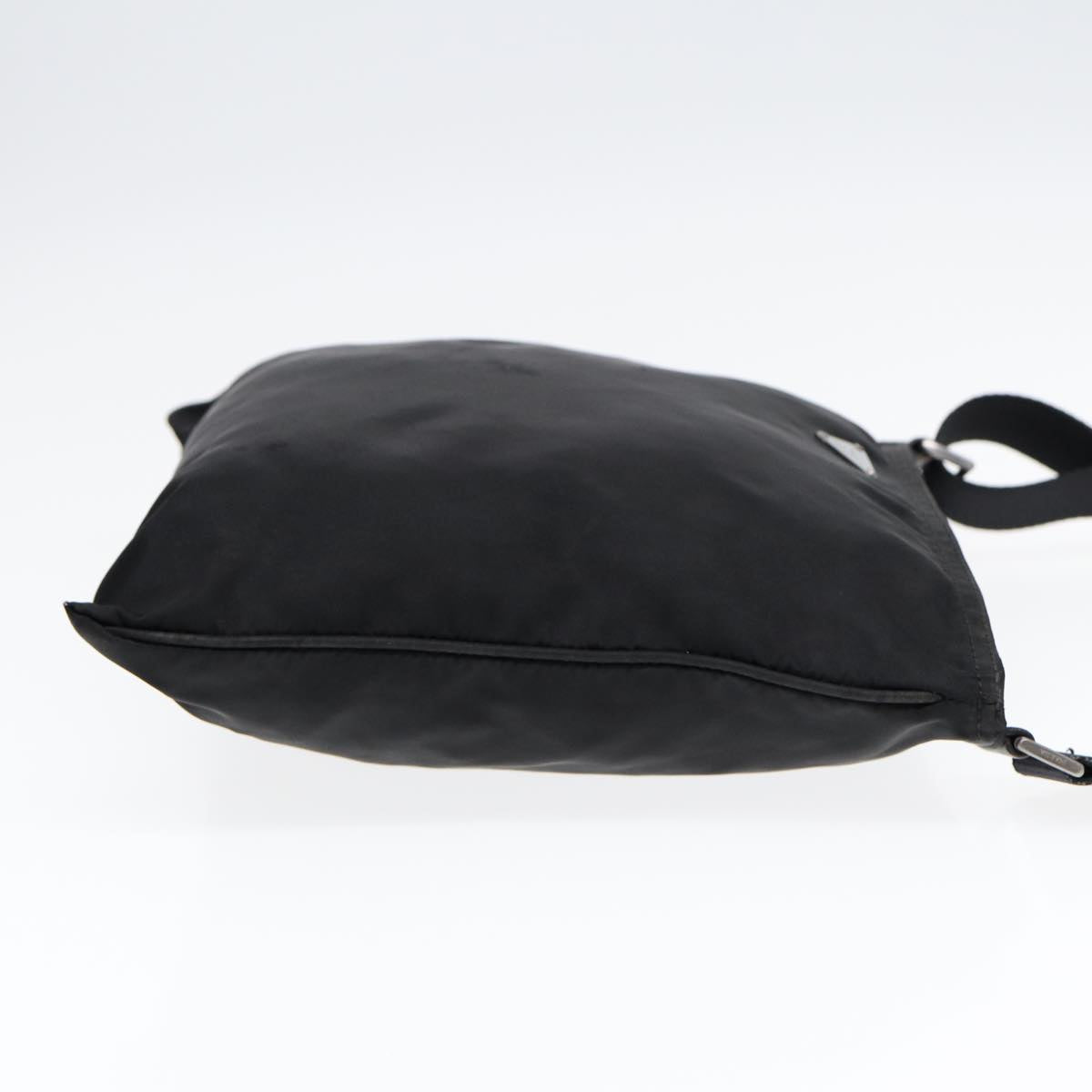 Luxury Prada Shoulder Bag Nylon Black Silver ep5690