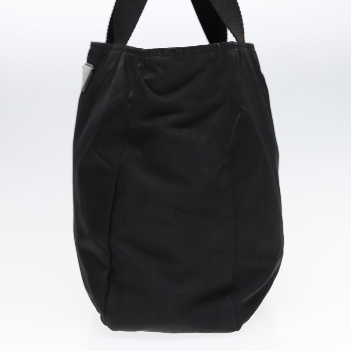 Luxury Prada Tote Bag Nylon Black Silver ep5692