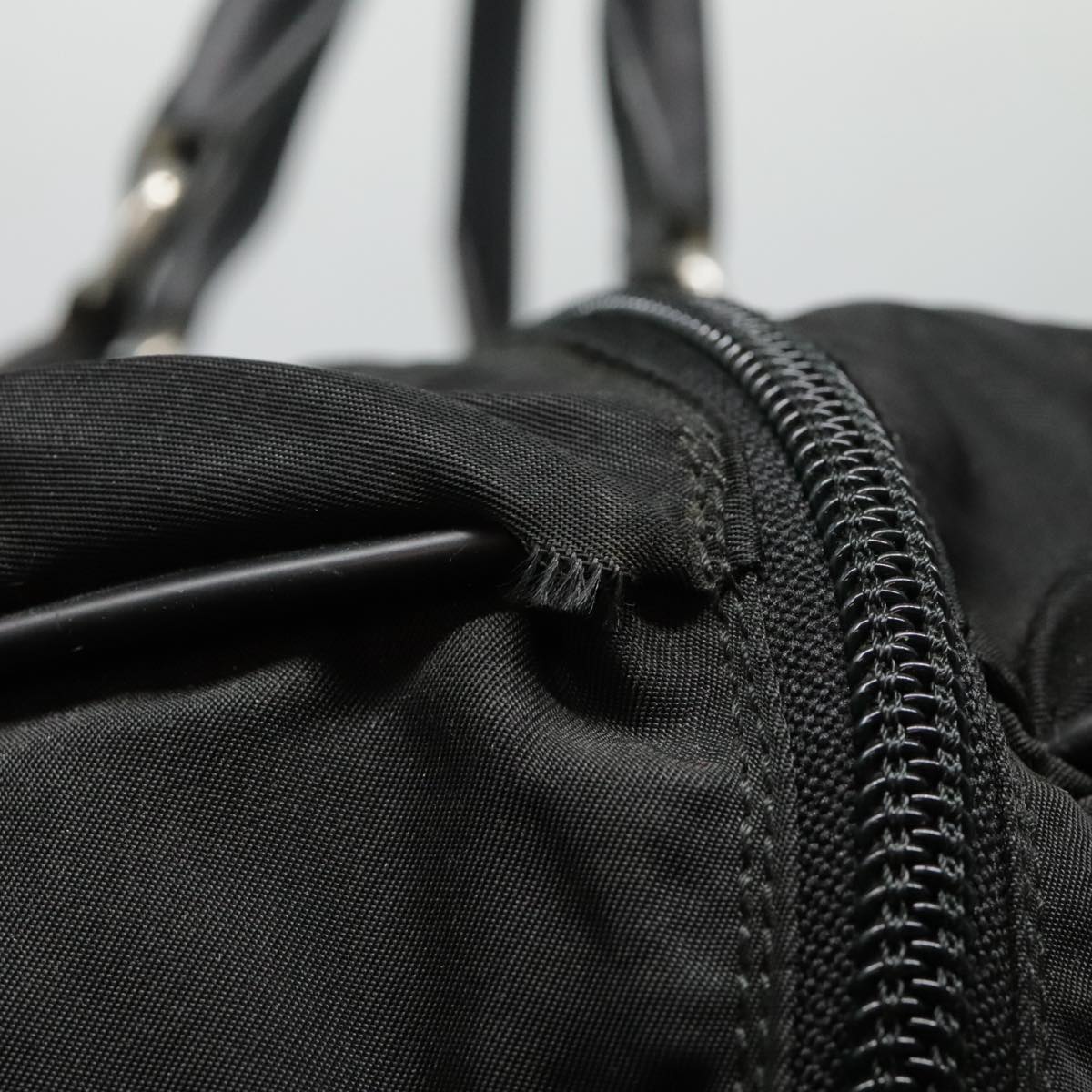 Luxury Prada Boston Bag Nylon Black ep5738