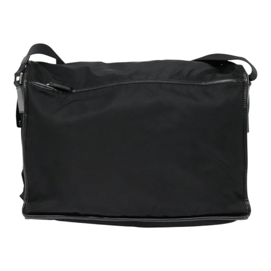 Luxury Prada Shoulder Bag Nylon Black Silver ep5890