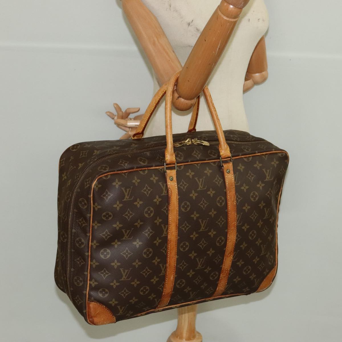 LOUIS VUITTON Monogram Sirius 45 Boston Bag M41408 LV ep6287