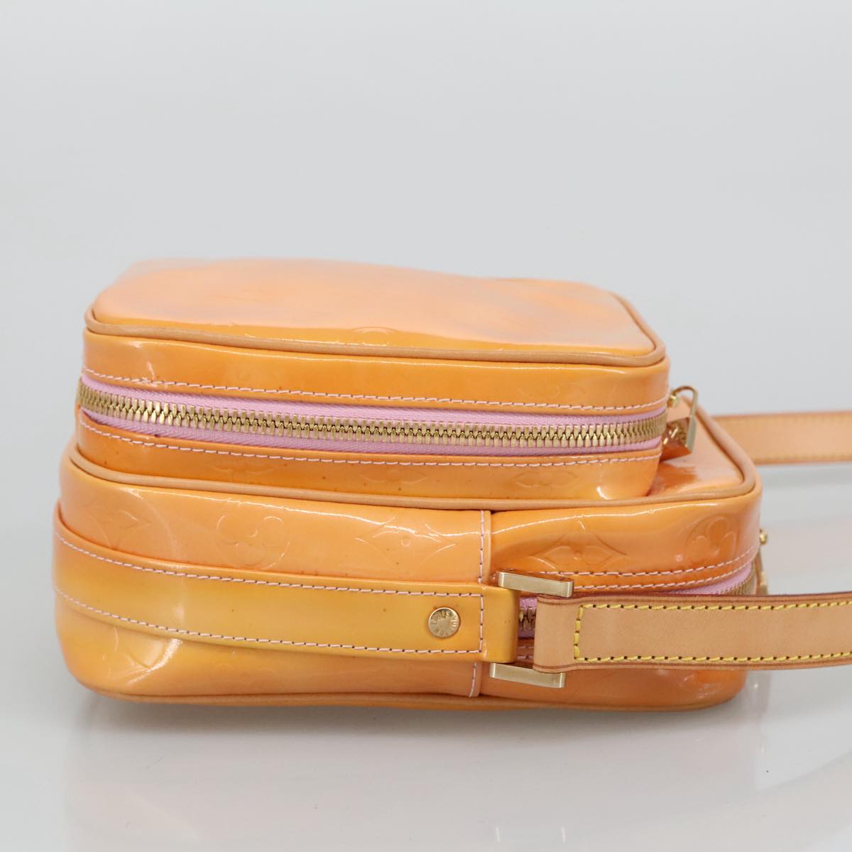 LOUIS VUITTON Monogram Vernis Wooster Bag Marshmallow Pink M91037 ep6296