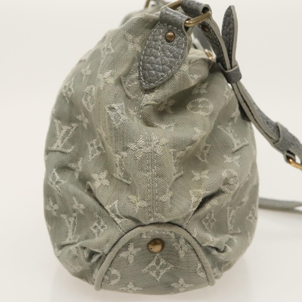 LOUIS VUITTON Monogram Denim Slytree Shoulder Bag Gray M95834 LV ep6360