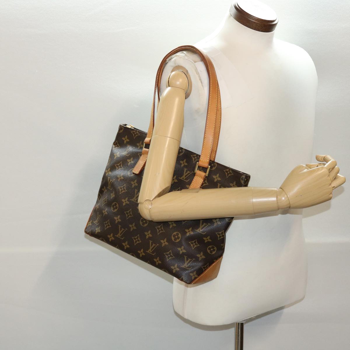 LOUIS VUITTON Monogram Cabas Piano Tote Bag M51148 LV ep850