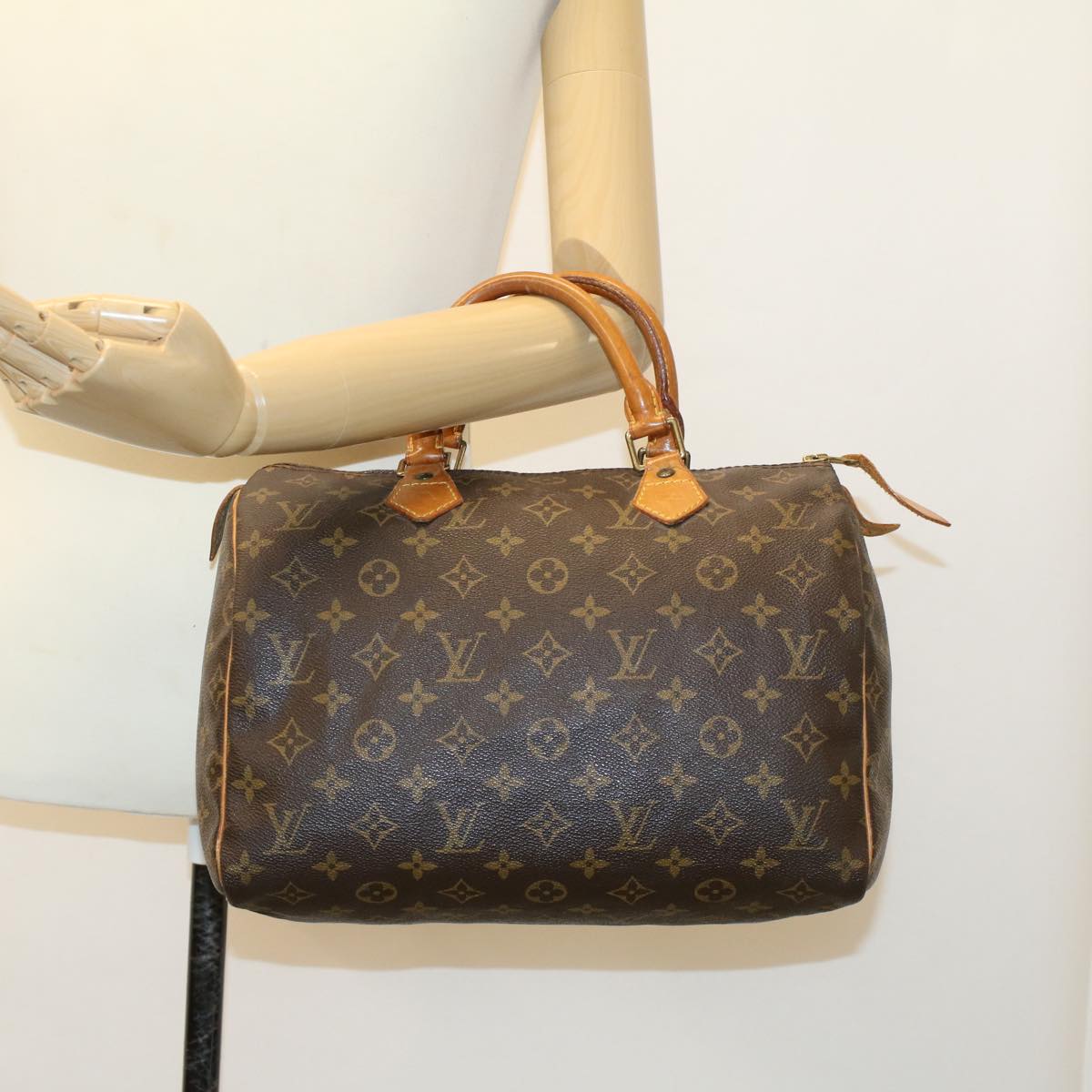 LOUIS VUITTON Monogram Speedy 30 Hand Bag M41526 LV ep967
