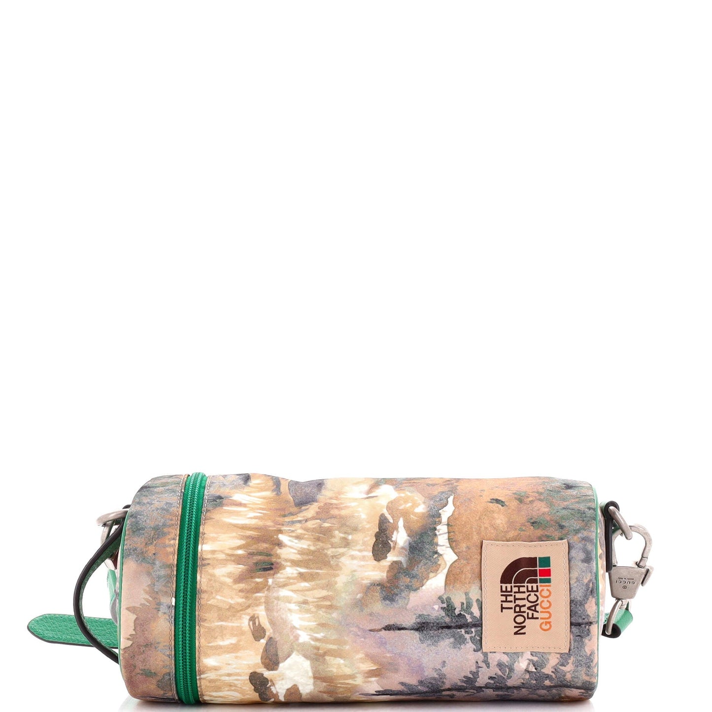 Luxury Gucci Trending 2025 x The North Face Barrel Shoulder Bag Printed Nylon