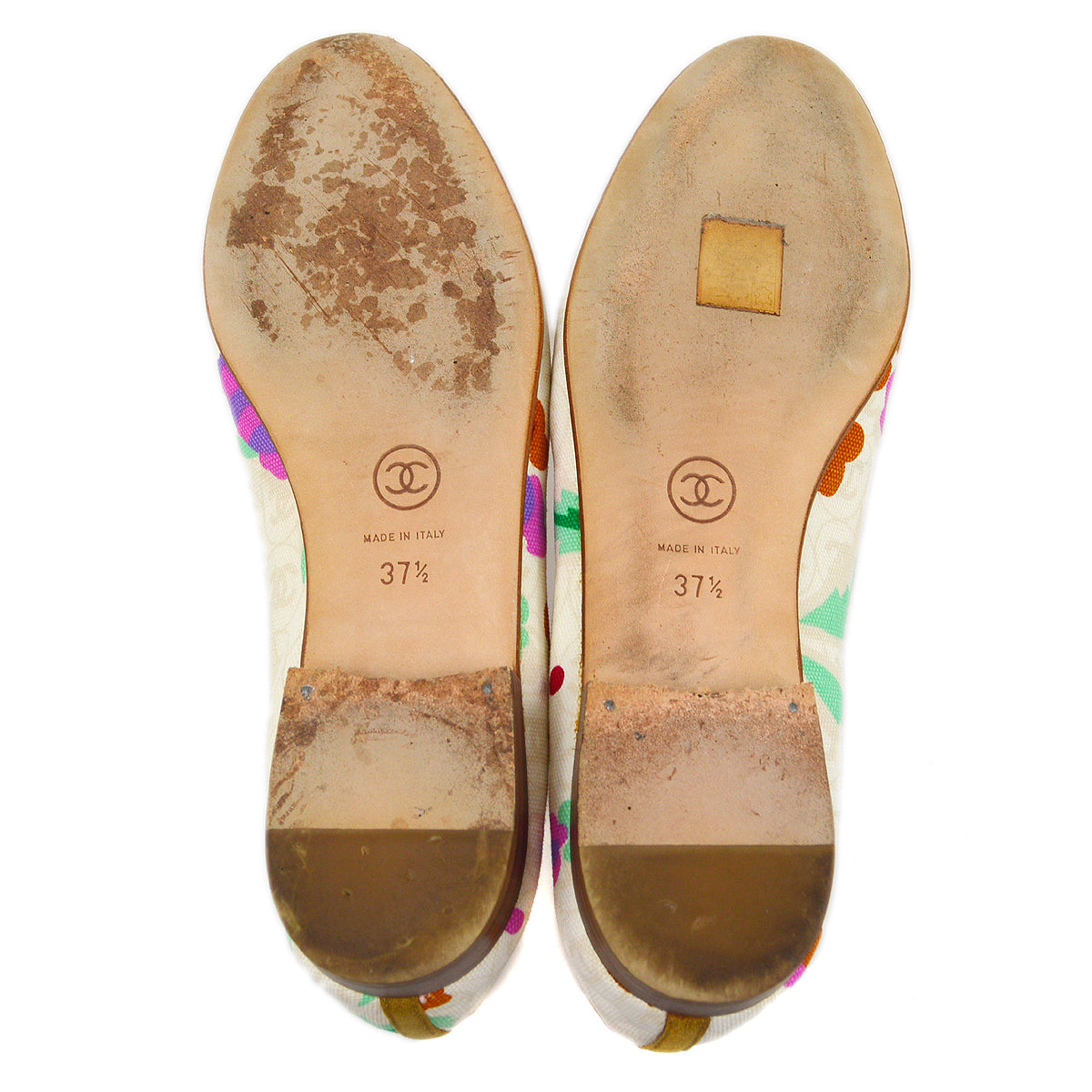 Luxury Chanel Floral ballerinas Shoes #37 1/2
