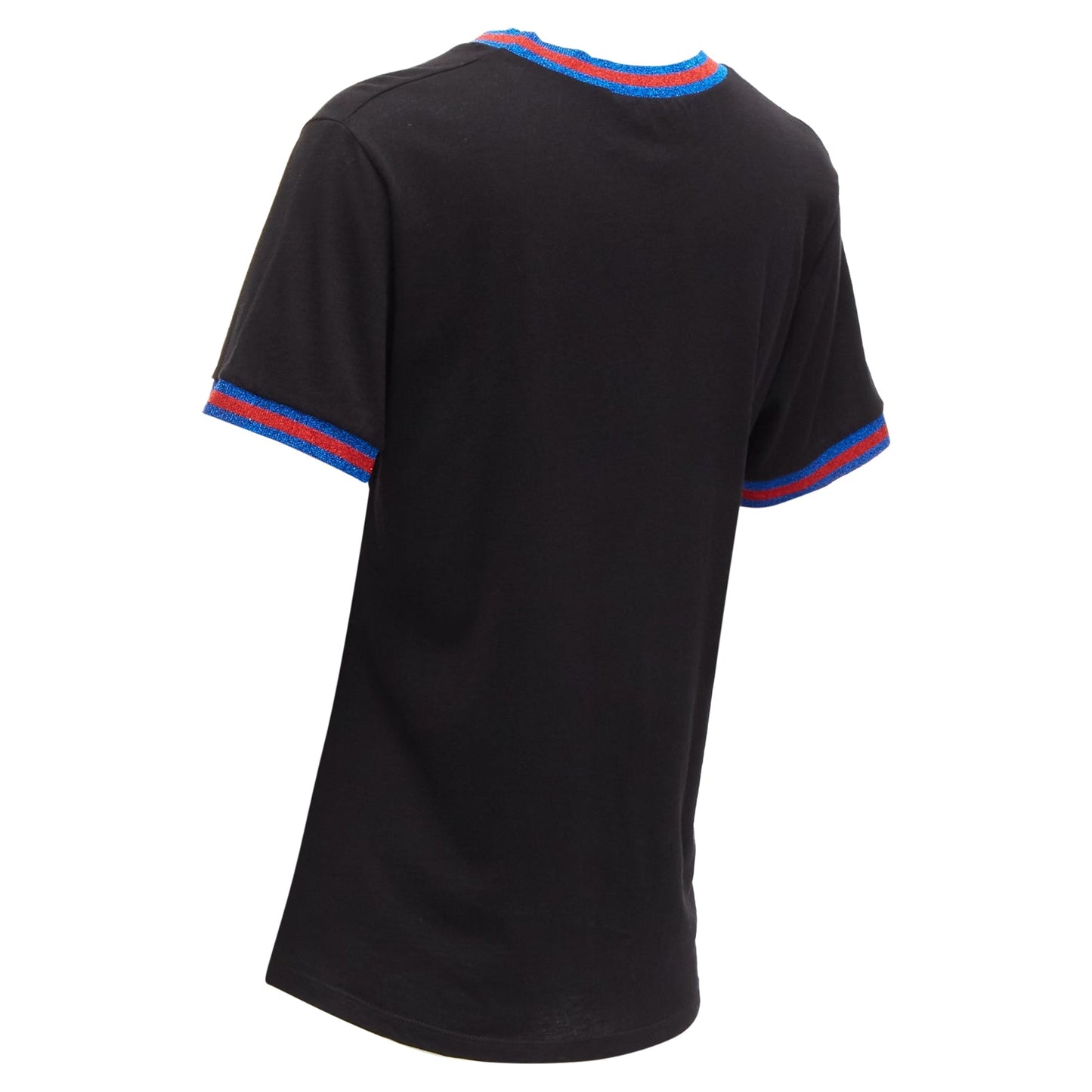 Gucci Butterfly Embroidery Patch Web Tshirt