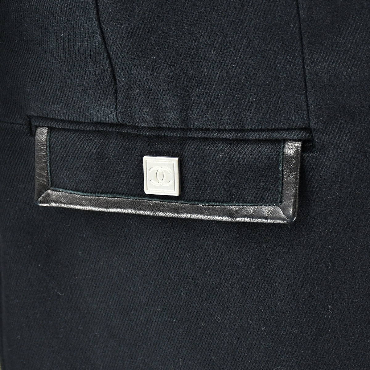 Chanel Sport Line Single Breasted Jacket Black 06P #44