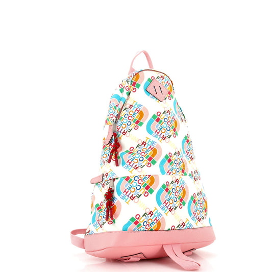Gucci x The North Face Zip Backpack Printed Nylon Medium