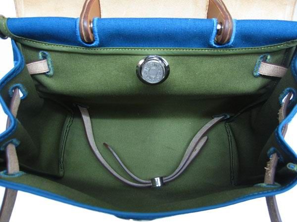 Luxury Hermes Herbag H1190S 2way Canvas