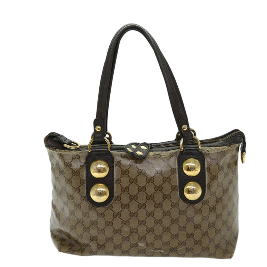 Luxury Gucci Trending 2025 GG Canvas Tote Bag Coated Canvas Beige Brown