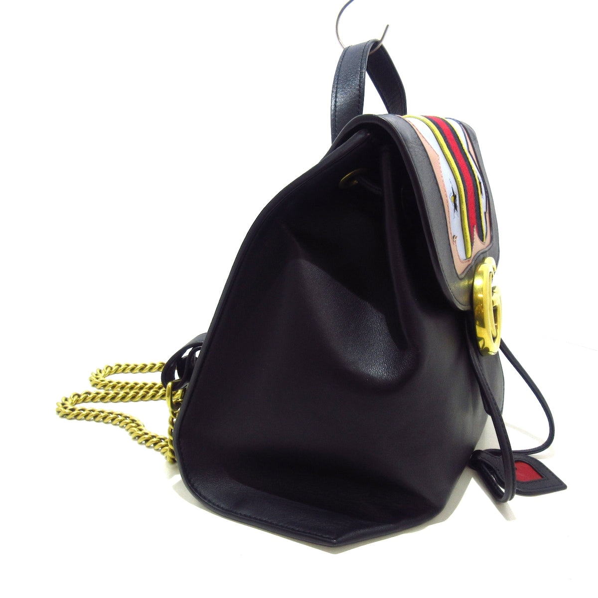 Luxury Gucci Trending 2025 Gg Marmont Leather Backpack Bag ()