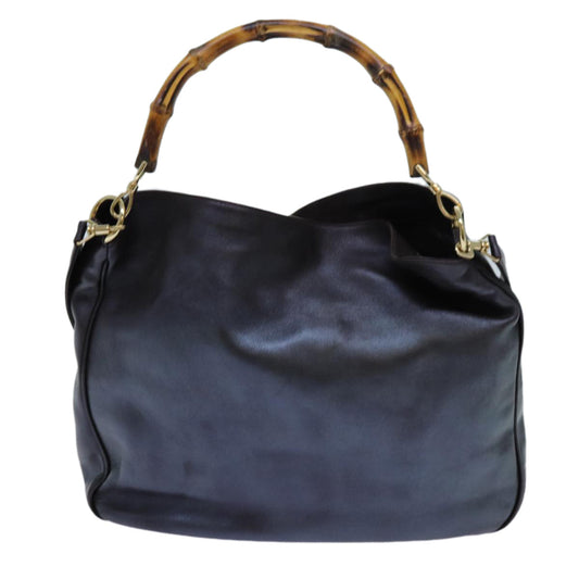 Luxury Gucci Trending 2025 Bamboo Shoulder Bag Leather way Brown
