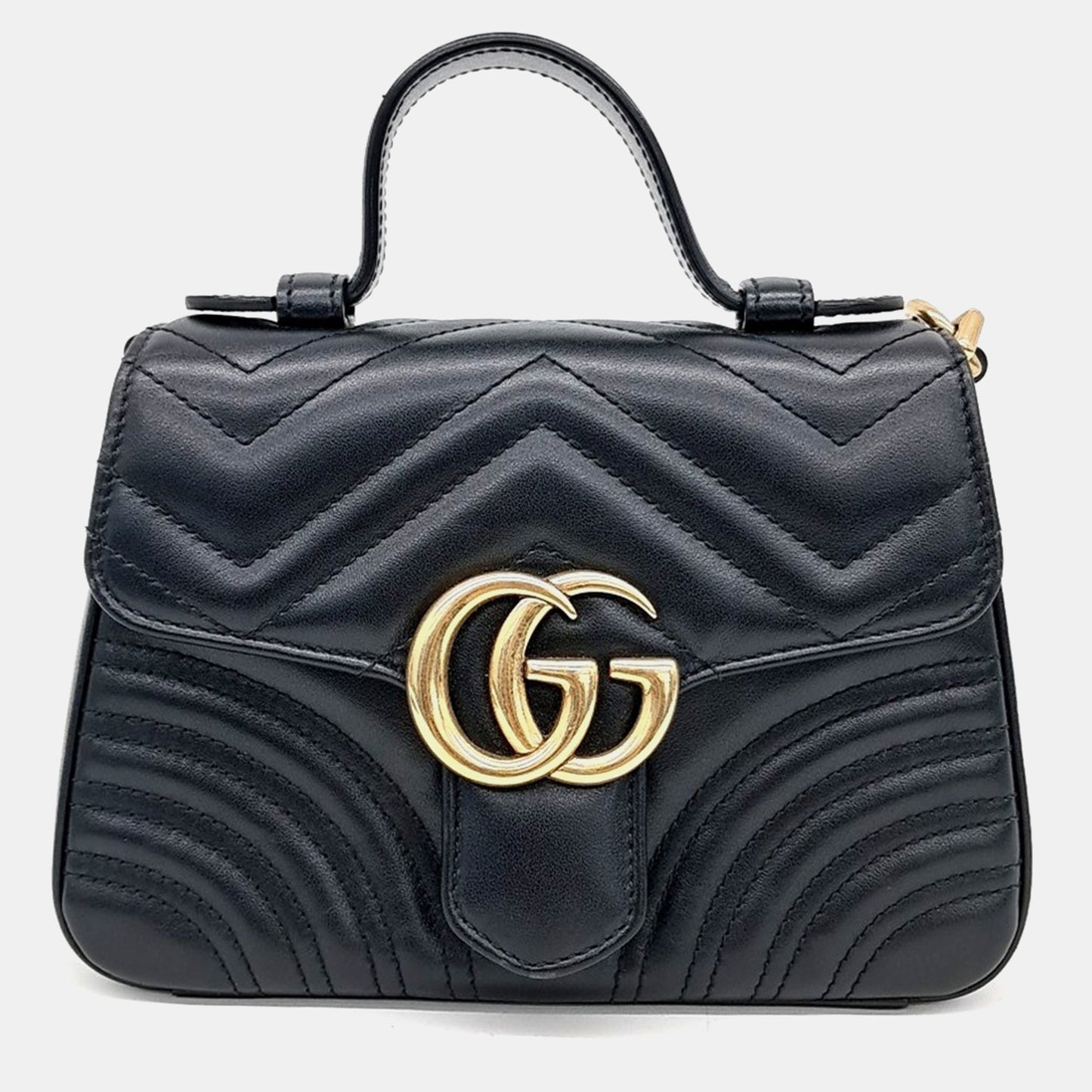 Luxury Gucci Trending 2025 Marmont Mini Top Handle Bag