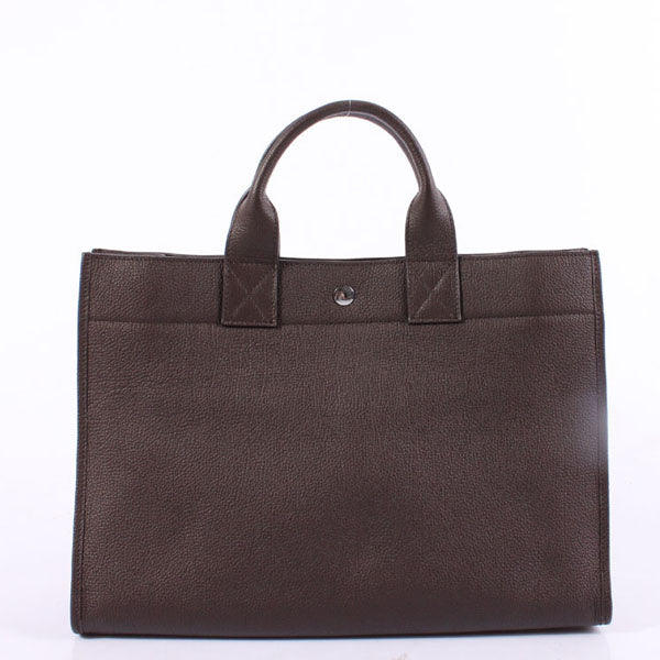 Luxury Hermes Briefcases 6008 Unisex Briefcase Cow Leather Bag