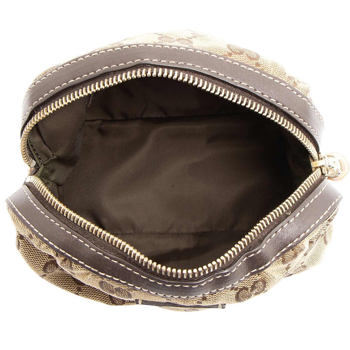 Gucci GG Canvas Bamboo Cosmetic Bag