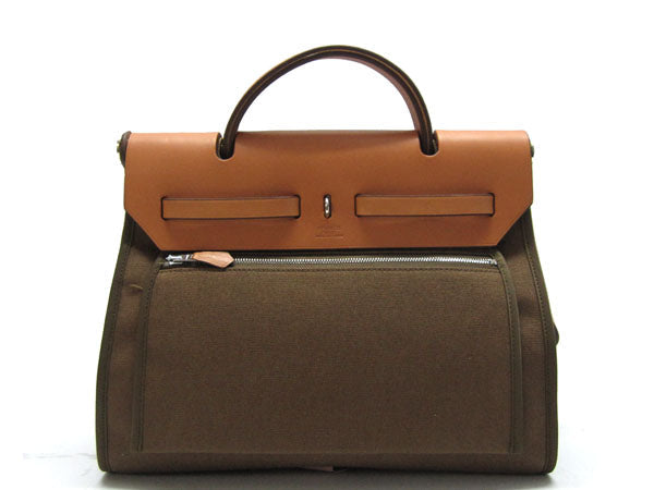 Luxury Hermes Herbag H1090 2way Canvas