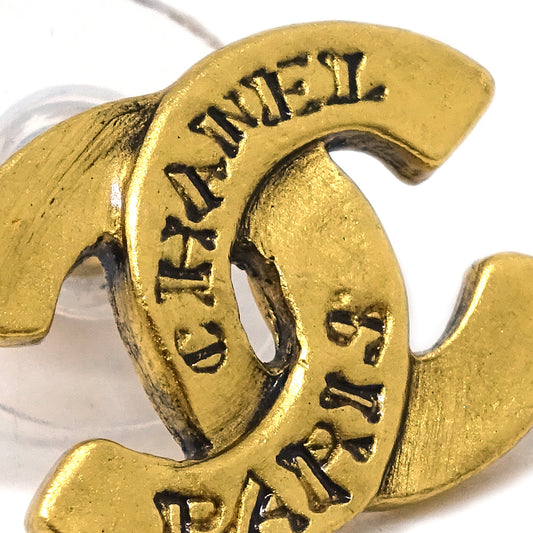 Chanel CC Piercing Earrings Gold 99A