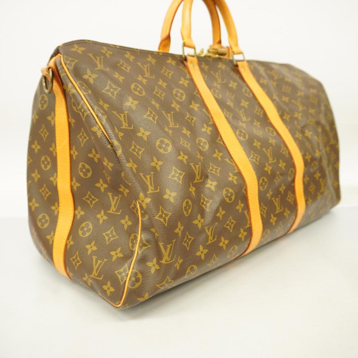 Louis Vuitton Keepall Bandouliere 55 Canvas Travel Bag ()
