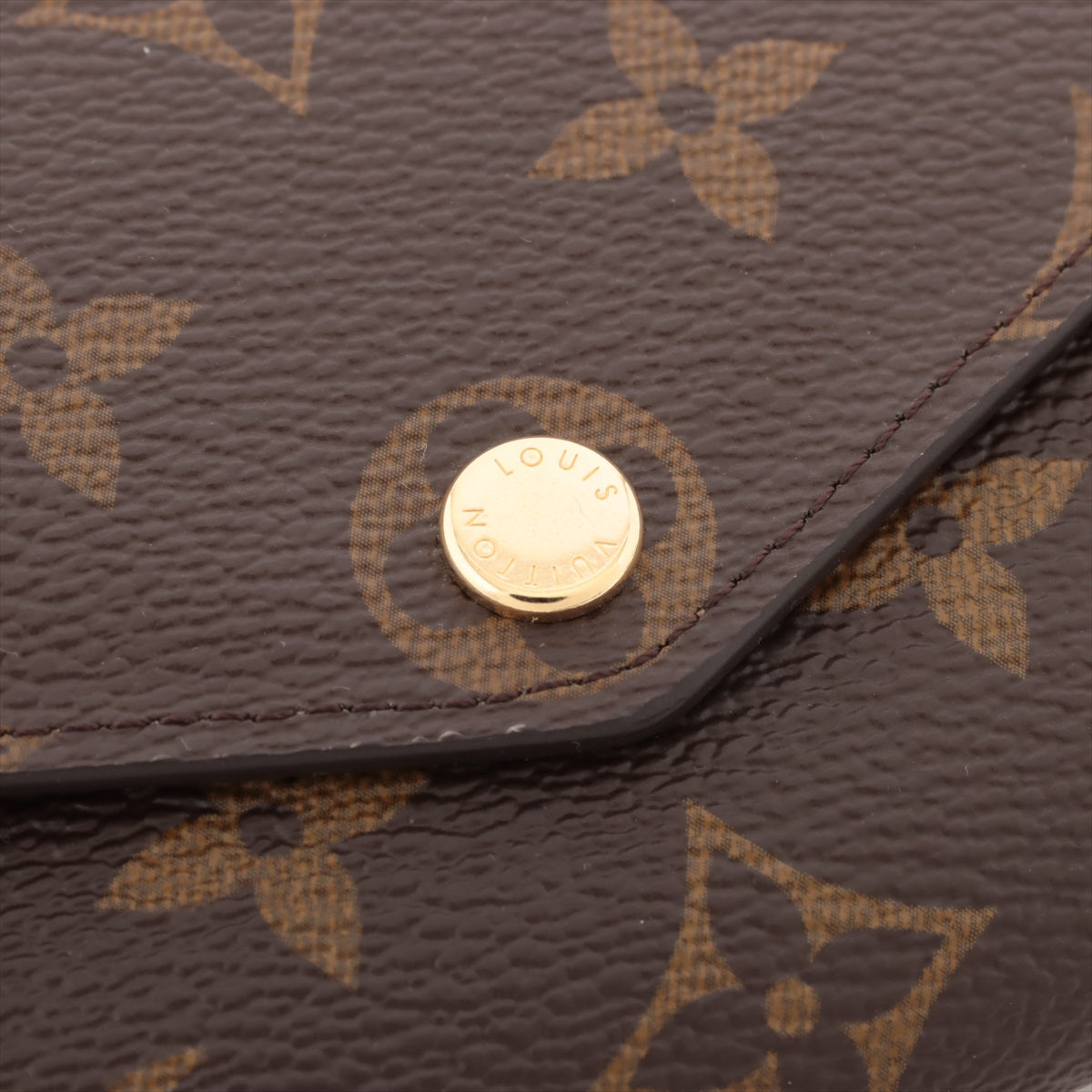 Louis Vuitton Monogram Portefoliosara M60531 Brown Long Wallet