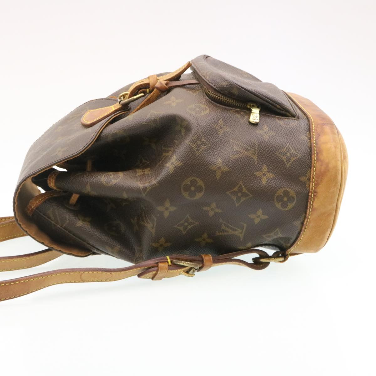 LOUIS VUITTON Monogram Montsouris MM Backpack M51136 LV fm1236