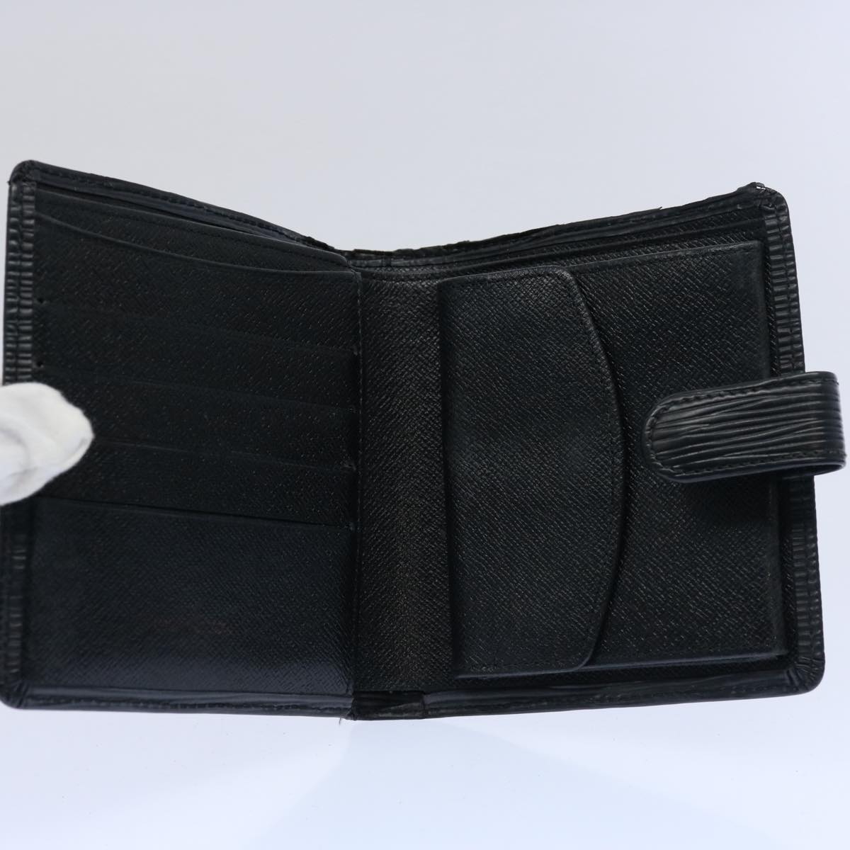 LOUIS VUITTON Epi Wallet 7Set Black LV fm3068