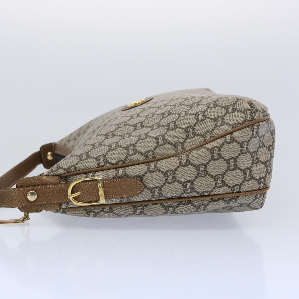 GUCCI GG Plus Supreme Shoulder Bag Beige fm3139