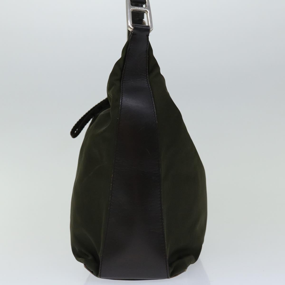 Luxury PradaShoulder Bag Nylon Khaki fm3207