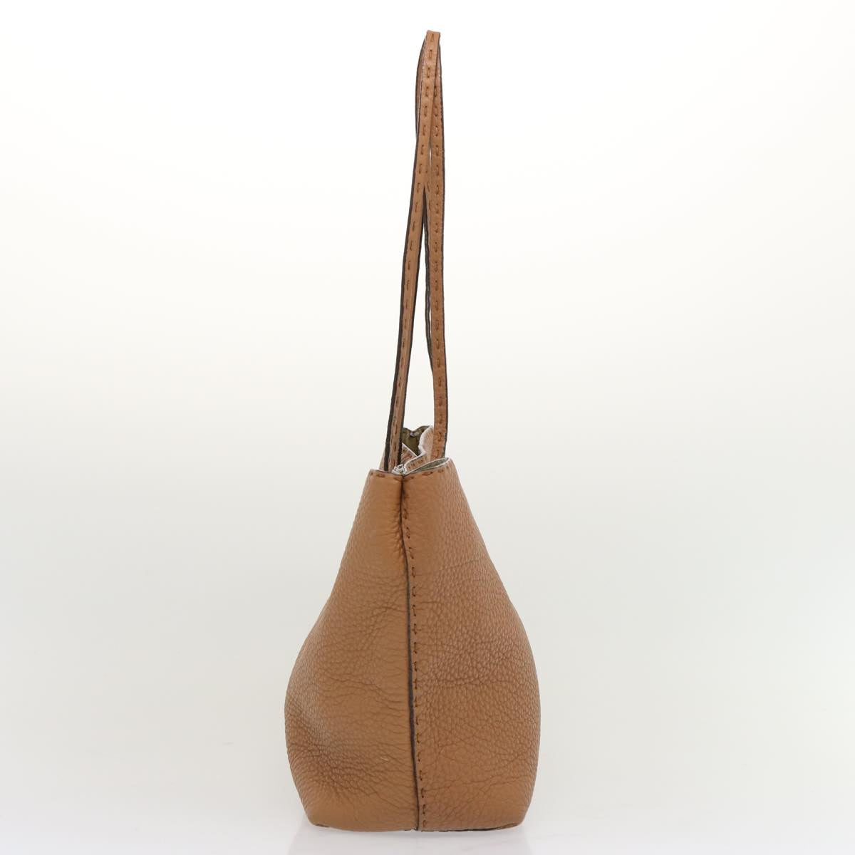 Luxury FendiCeleria Carla Tote Bag Leather Brownfm3285
