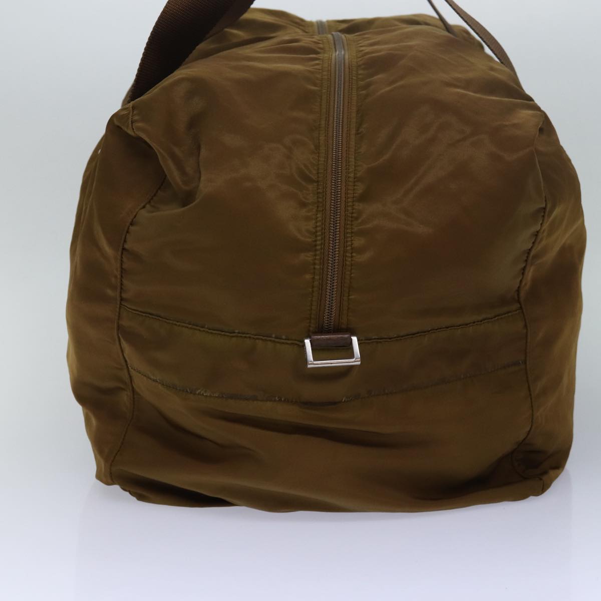 Luxury Prada Boston Bag Nylon Brown fm3614