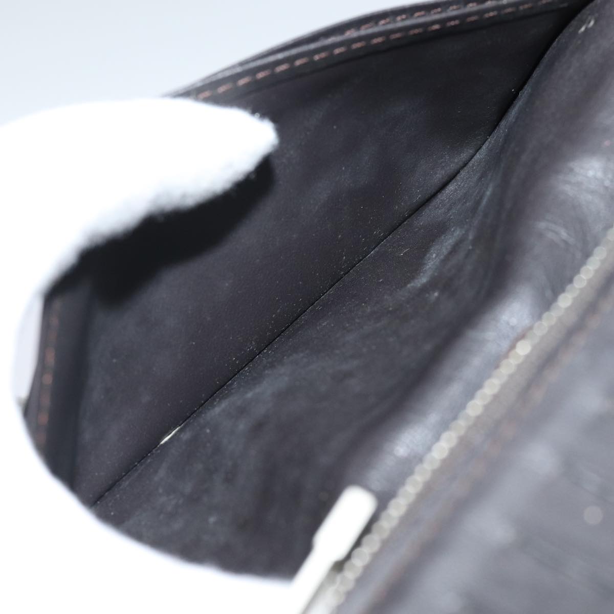 LOUIS VUITTON Damier Geant Portefeuille Longipe Wallet Black M93546 fm3629