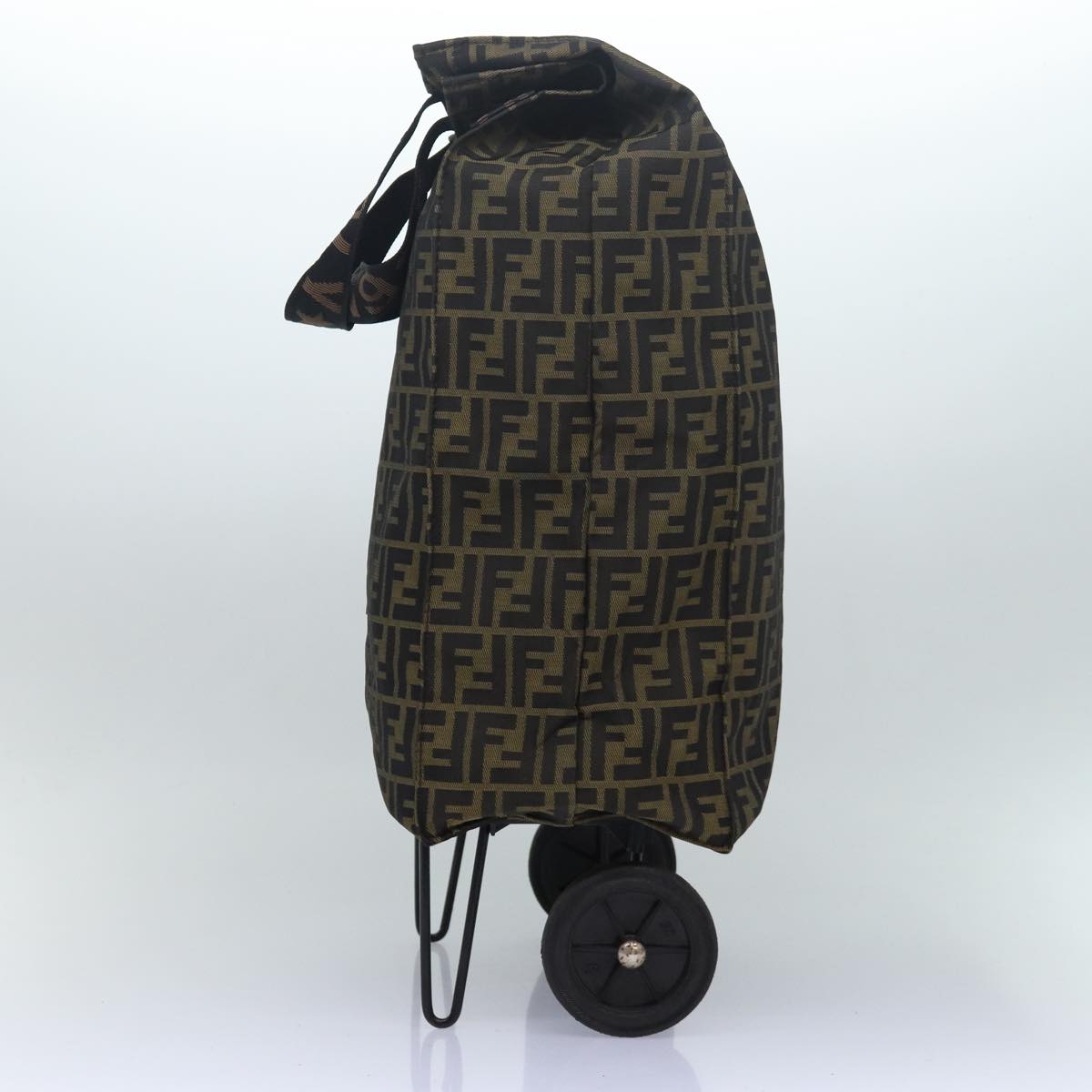 Luxury Fendi Zucca Canvas Caddie bag Brownfm3635