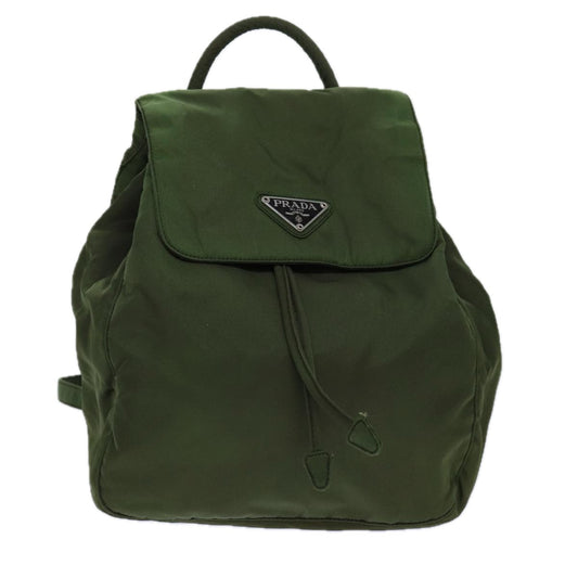 Luxury Prada Backpack Nylon Khaki fm3668