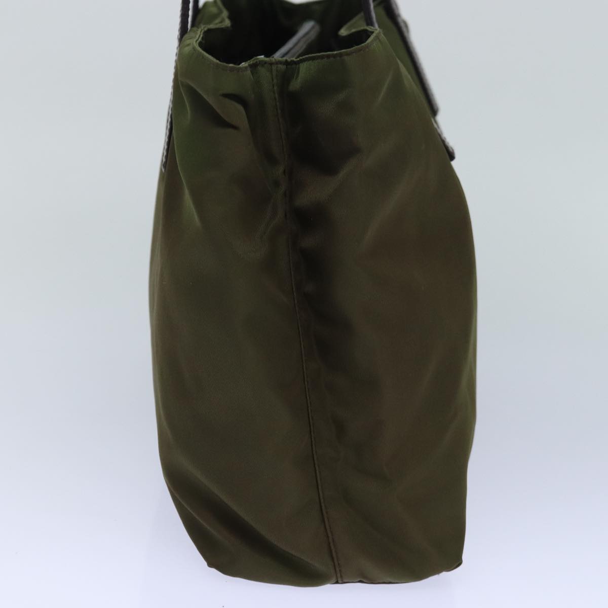 Luxury Prada Tote Bag Nylon Khaki fm3670