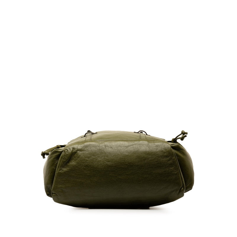 Luxury Gucci Trending 2025 Leather Drawstring Double G Tote Bag