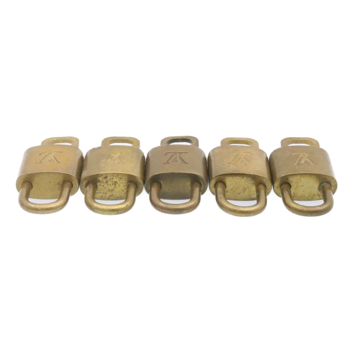 LOUIS VUITTON Padlock 10set Padlock Gold Tone LV am1115g