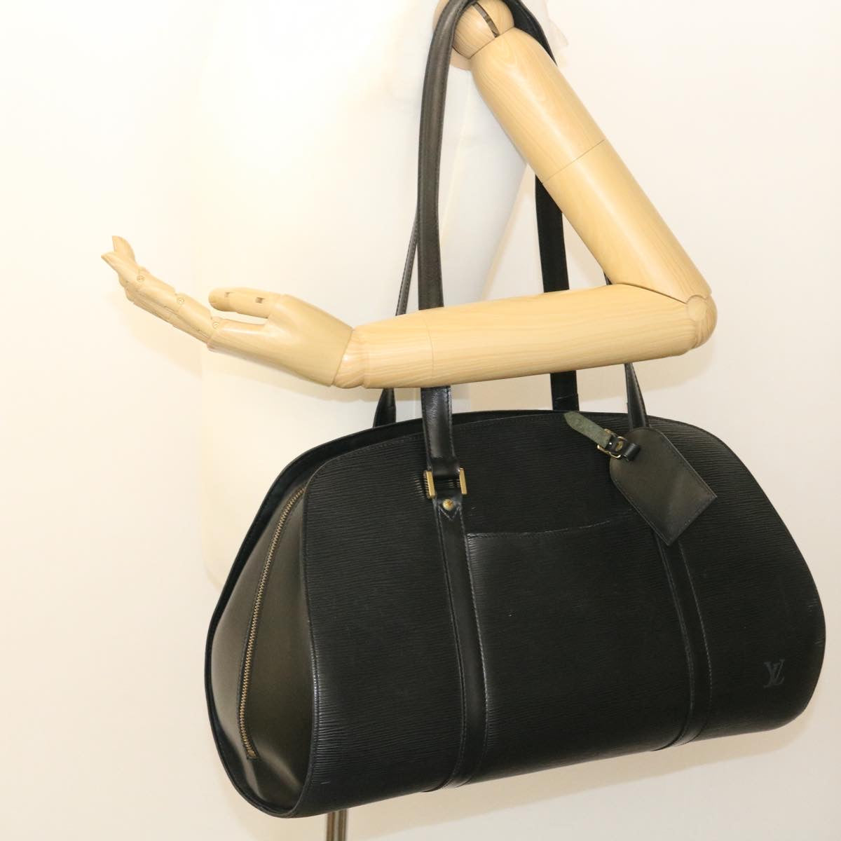 LOUIS VUITTON Epi Solferino Shoulder Bag Black M42862 LV am1927g