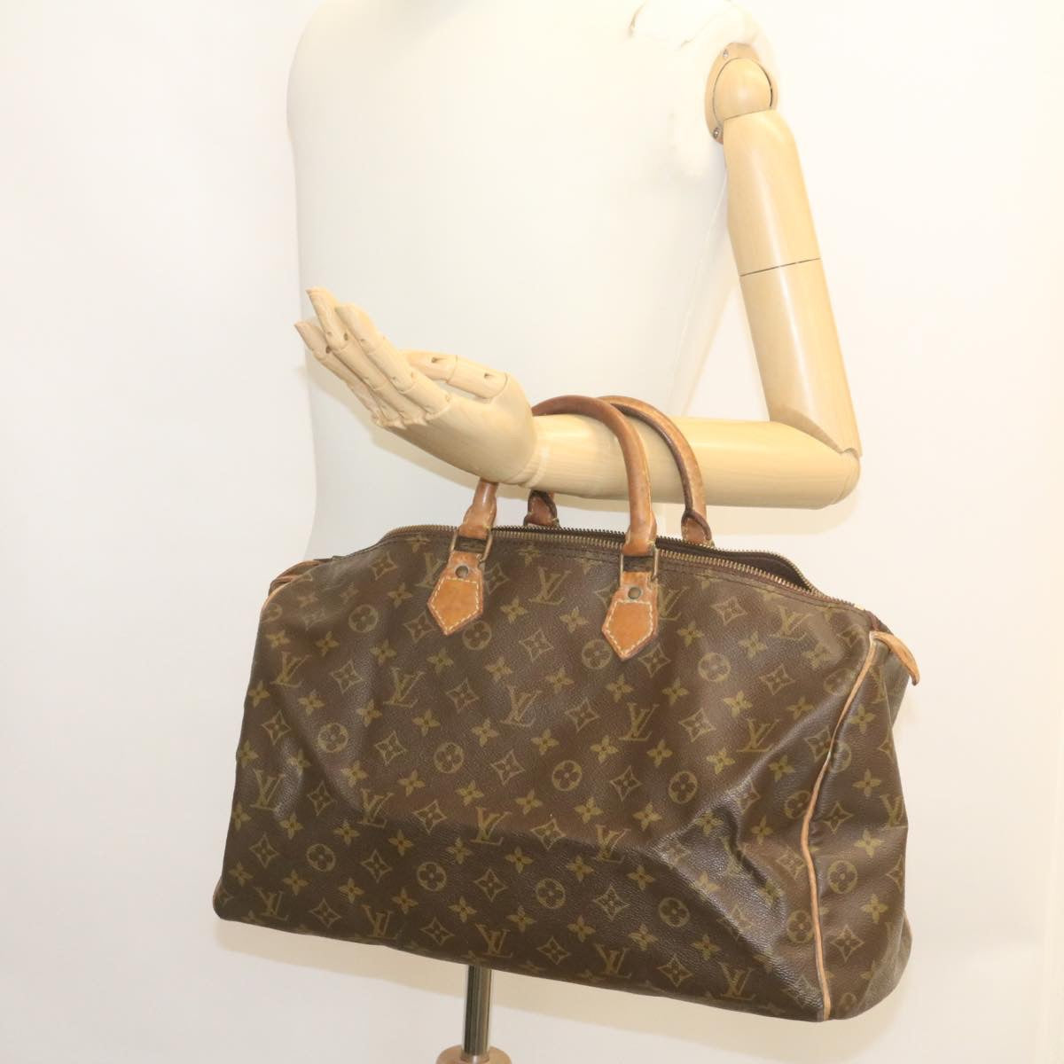 LOUIS VUITTON Monogram Speedy 40 Hand Bag M41522 LV am2037g