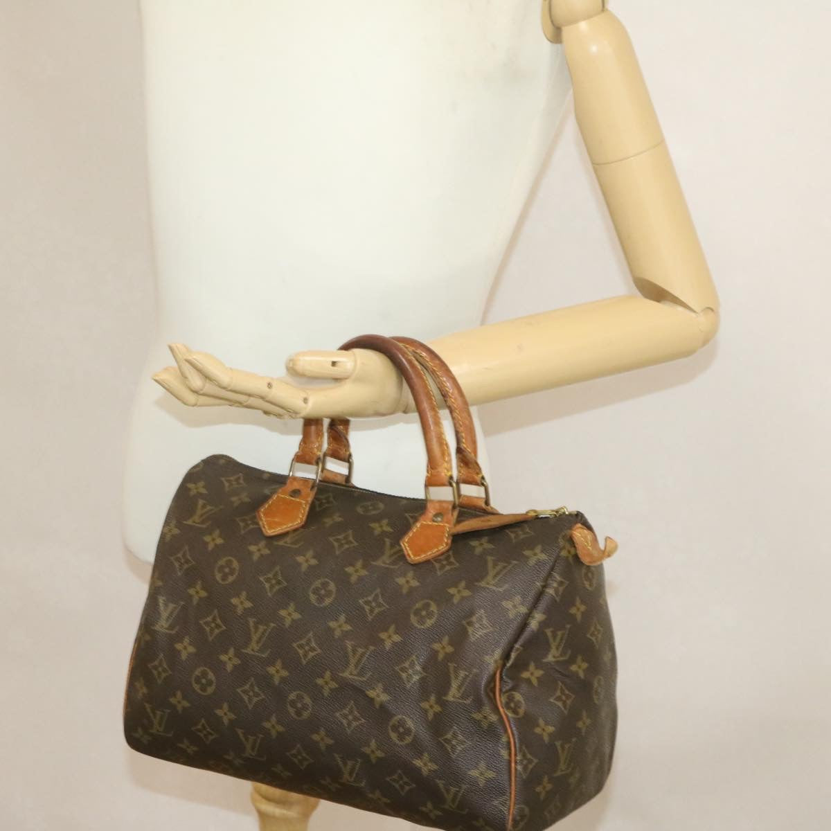 LOUIS VUITTON Monogram Speedy 30 Hand Bag M41526 LV am489g